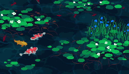 Koi pond